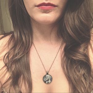 Les miserables cosette pendant necklace